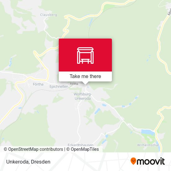 Карта Unkeroda
