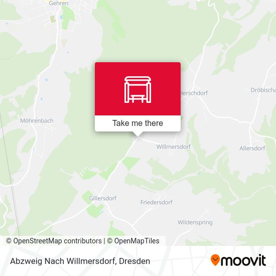Карта Abzweig Nach Willmersdorf