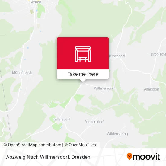 Карта Abzweig Nach Willmersdorf