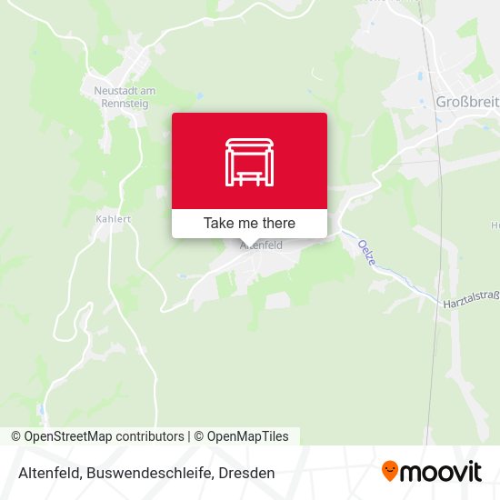 Карта Altenfeld, Buswendeschleife