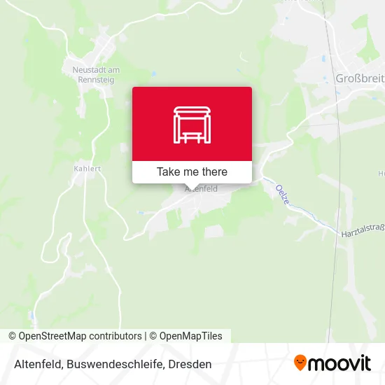 Карта Altenfeld, Buswendeschleife