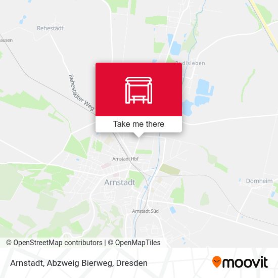 Карта Arnstadt, Abzweig Bierweg
