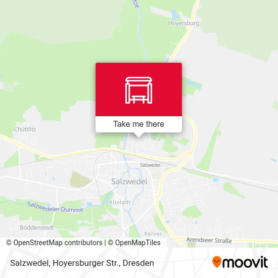 Карта Salzwedel, Hoyersburger Str.