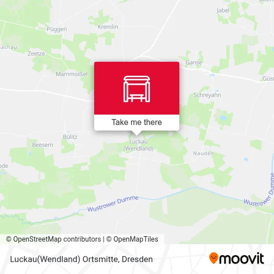 Luckau(Wendland) Ortsmitte map