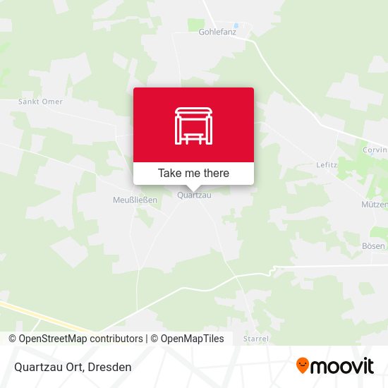Карта Quartzau Ort