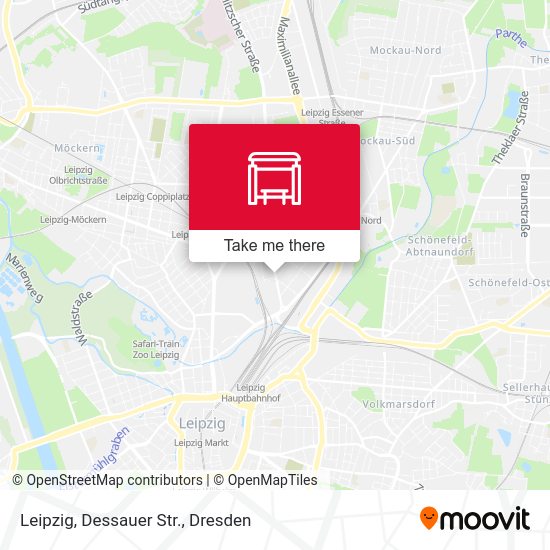 Карта Leipzig, Dessauer Str.