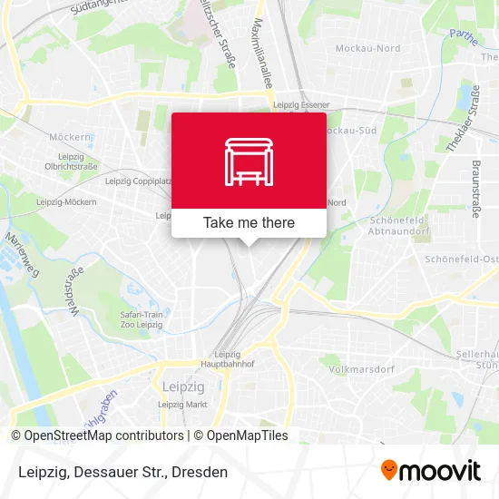 Карта Leipzig, Dessauer Str.