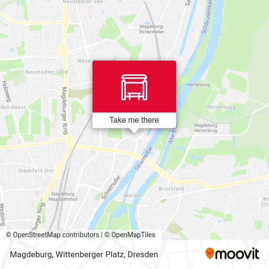 Карта Magdeburg, Wittenberger Platz