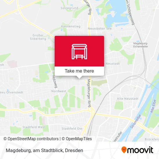 Карта Magdeburg, am Stadtblick