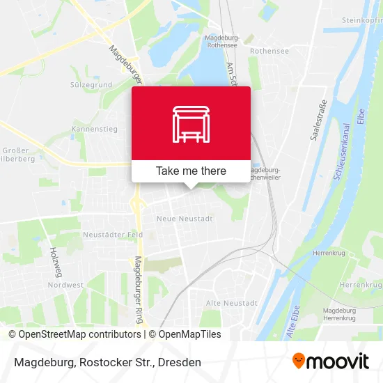 Карта Magdeburg, Rostocker Str.