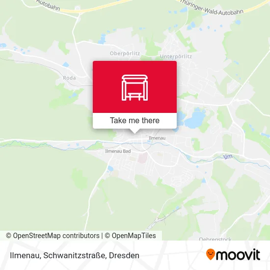 Карта Ilmenau, Schwanitzstraße