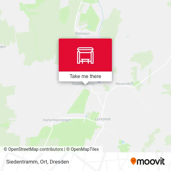 Карта Siedentramm, Ort