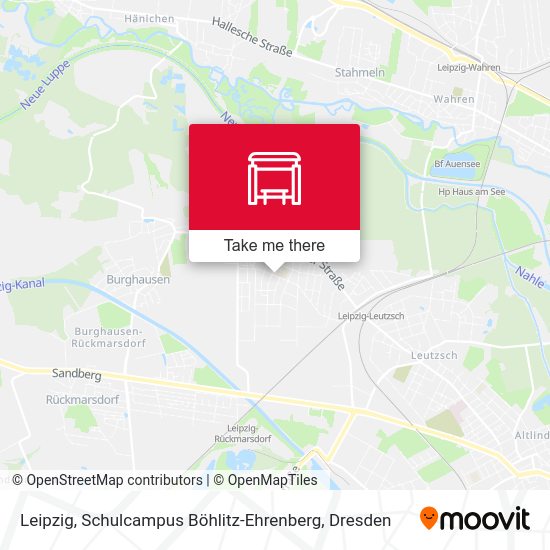 Карта Leipzig, Schulcampus Böhlitz-Ehrenberg