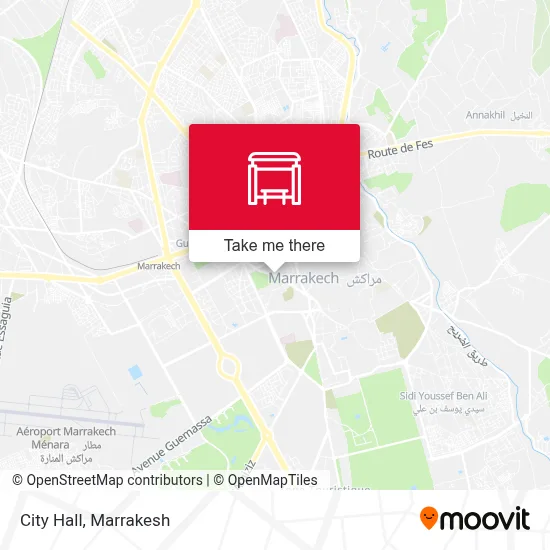 City Hall map