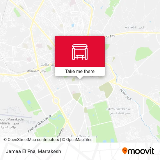 Jamaa El Fna map