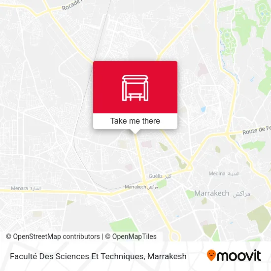 Faculté Des Sciences Et Techniques plan