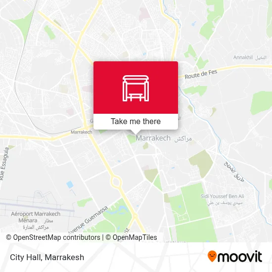 City Hall map