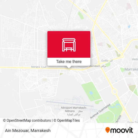 Ain Mezouar map