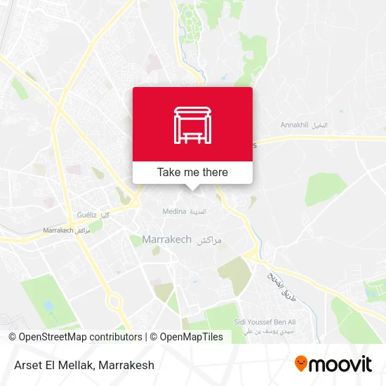 Arset El Mellak map