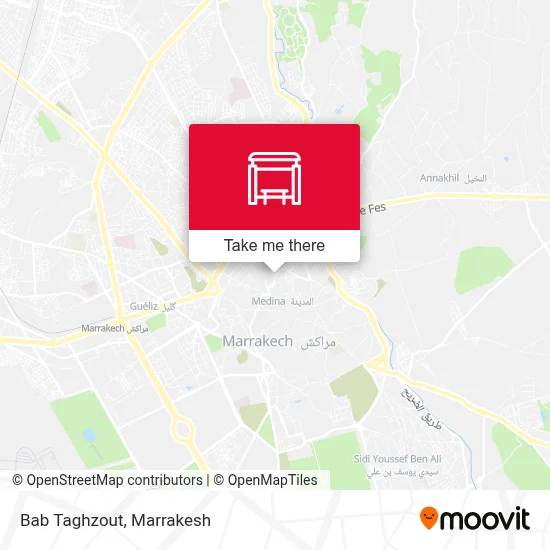 Bab Taghzout map