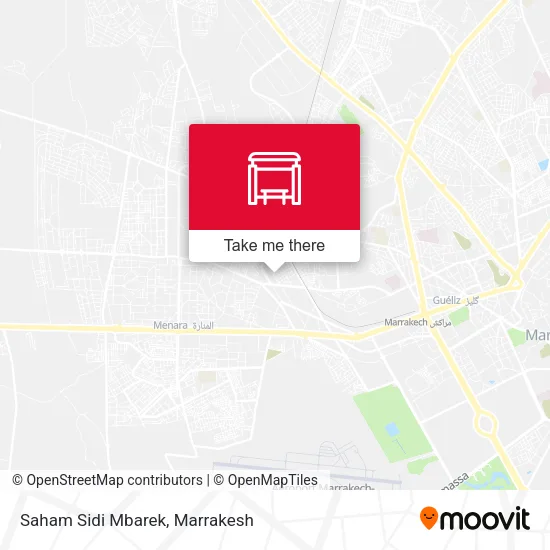 Saham Sidi Mbarek map