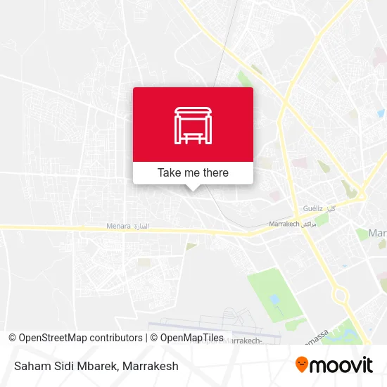 Saham Sidi Mbarek map