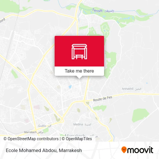 Ecole Mohamed Abdou plan