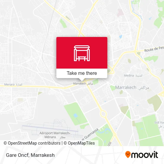 Gare Oncf plan