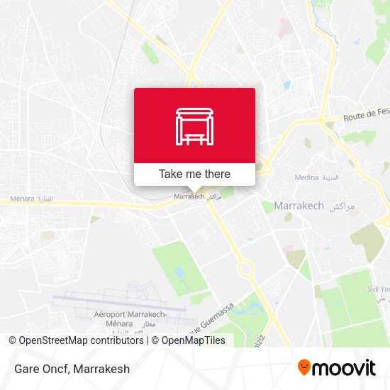 Gare Oncf map
