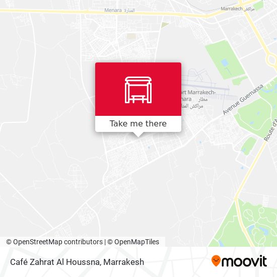 Café Zahrat Al Houssna map