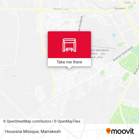 Houssna Mosque map