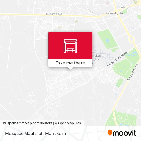 Mosquée Maatallah map