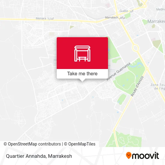 Quartier Annahda map