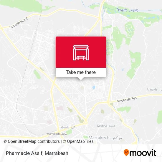 Pharmacie Assif map