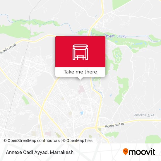 Annexe Cadi Ayyad map