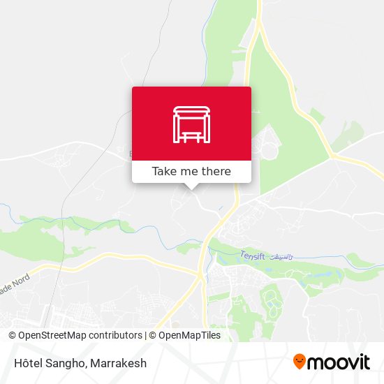 Hôtel Sangho map