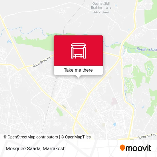 Mosquée Saada plan