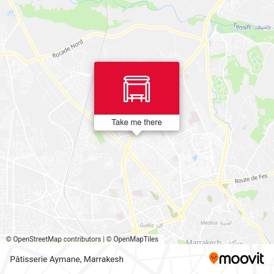 Pâtisserie Aymane map