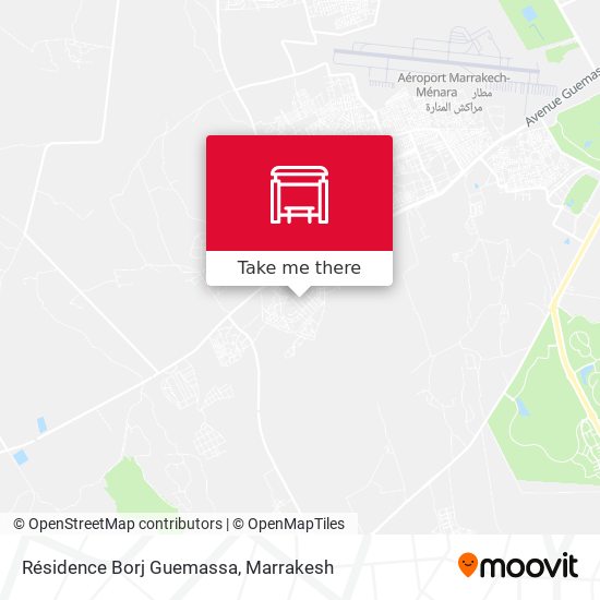 Résidence Borj Guemassa map