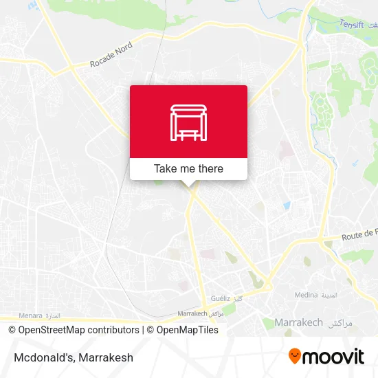 Mcdonald's map
