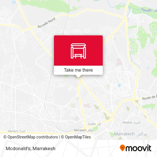 Mcdonald's map