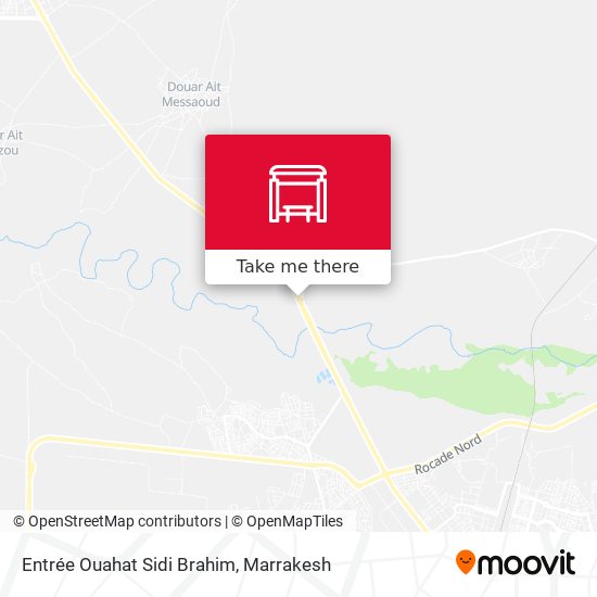 Entrée Ouahat Sidi Brahim map