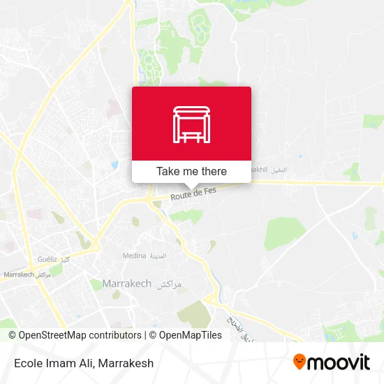 Ecole Imam Ali map