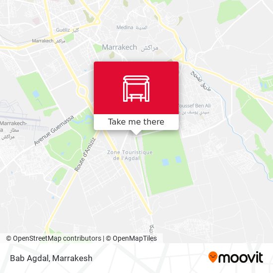 Bab Agdal map