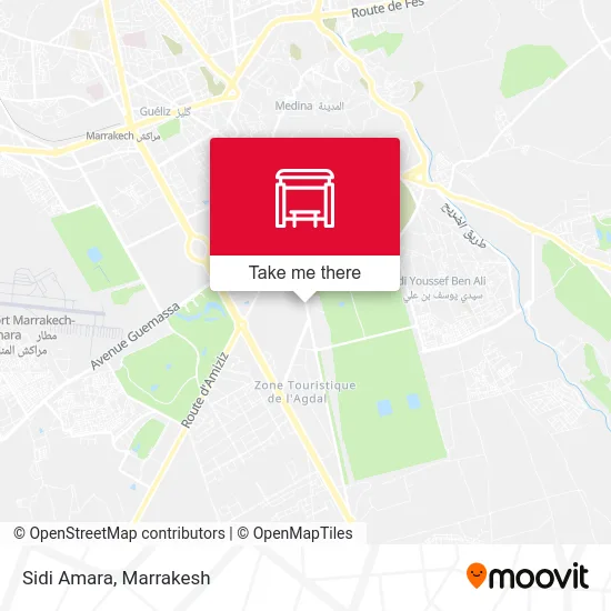 Sidi Amara map