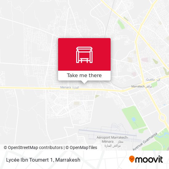 Lycée Ibn Toumert 1 map