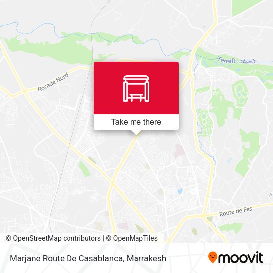 Marjane Route De Casablanca map