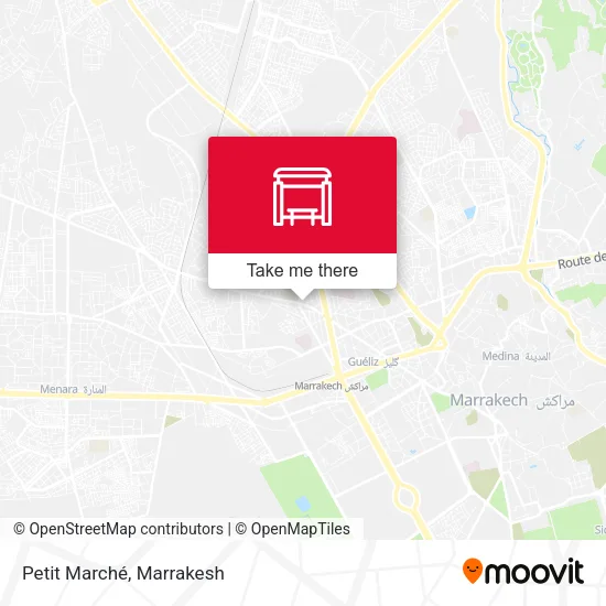 Petit Marché map