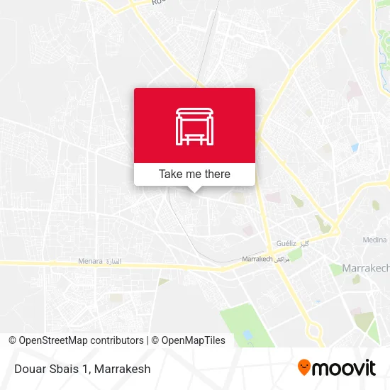 Douar Sbais 1 map