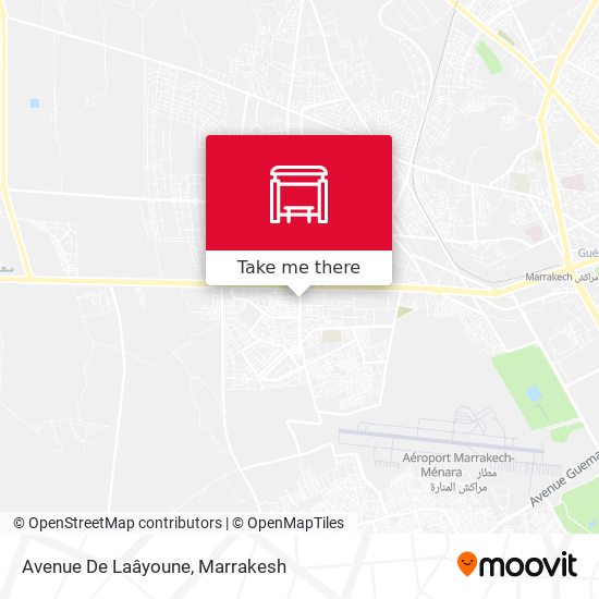 Avenue De Laâyoune map